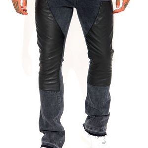 NWT!!! Mens stylish stacked skinny jeans; Sz 42W